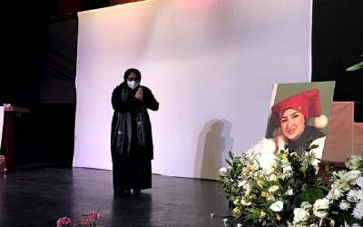 حضور هادی حجازی‌فر و محمد بحرانی در مراسمی اندوهناک