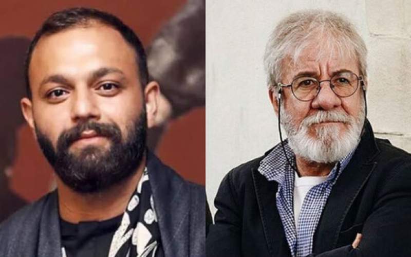 صابر ابر و مسعود کرامتی در «دانه‌های انگور»